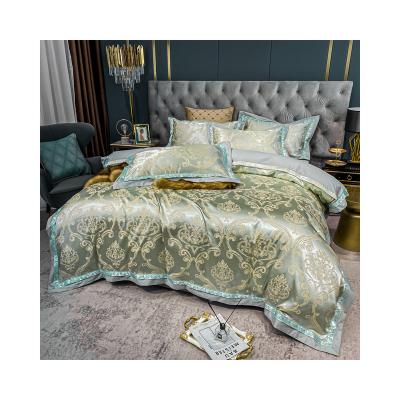 China Nondisposable embroidery jacquard style factory supply European and American bed sheets for sale