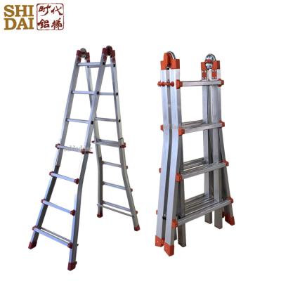 China Folding Ladders China Factory Seller China Factory Seller Bilateral Double Step Aluminum Profile For Ladder for sale