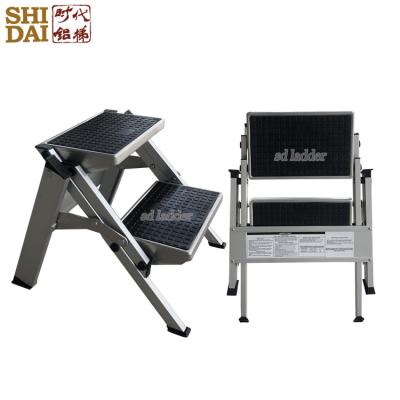 China Aluminum Folding Ladders Bookcase 2 Step Ladders Step Household Ladder China for sale