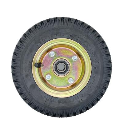 China CST rubber tire 9 inch outer tire and inner tube with hub 9 inch whole wheel for electric scooter for sale