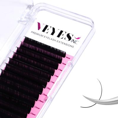 China Veyelash Natural Long Eyelash Extension Provides 0.03 0.05 0.07 Individual Eyelash Extension Volume Lashes Super Soft Russian Extensions for sale