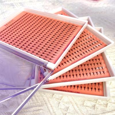 China Veyelash Sample Eyelash Extension Fans Premade 0.03 4d 3d Natural DIY Long Eyelash Extensions Pre Made Eyelash Extension for sale