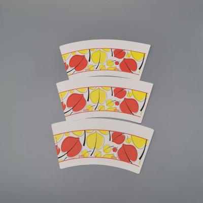 China Waterproof and Oil-proof Disposable Paper Cup Fan for Hot or Cold Beverages for sale