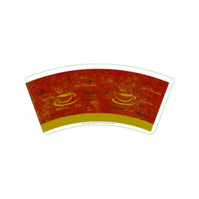 China Five Star Paper Cup Fan 40gsm Normal Bulk Printed PE Coated for sale