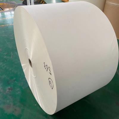 China ECO 1 Sided PE Coated Paper Rolls 100 Virgin Wood Pulp Raw Material for sale