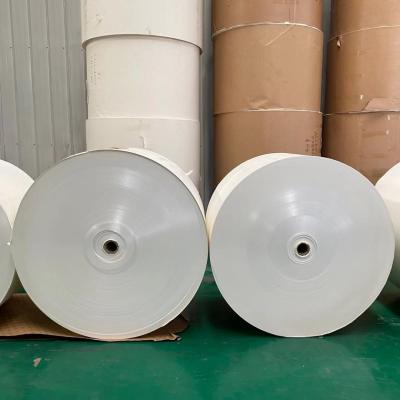 China White Cardboard Jumbo Roll Paper Cup Making Raw Material 167 Gsm for sale