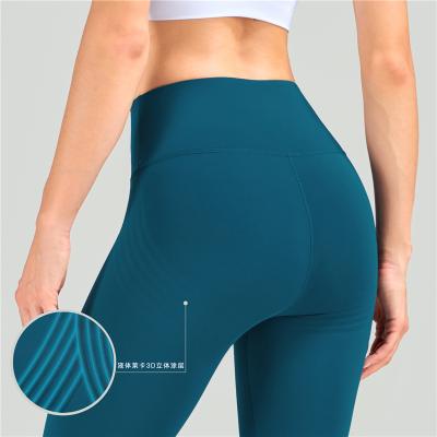 China Yoga Legging Breathable High Stretch Comfortable Woman Sport Pants Fitness Gym Lady Running Pants High Waist Breathable Nylon for sale