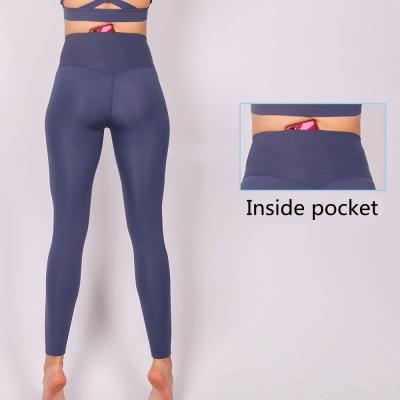 China 2021 Amazon Breathable Warm High Quality 75D Leggings Women Fitness Gym Yoga Wear Pants for sale