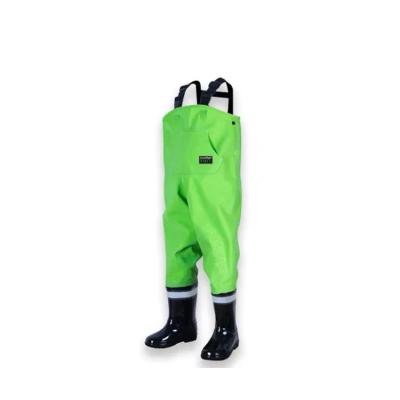 China Chest Size Waders Bulk For Sale Factory Price Green Chest Fishing Waders For Kids for sale