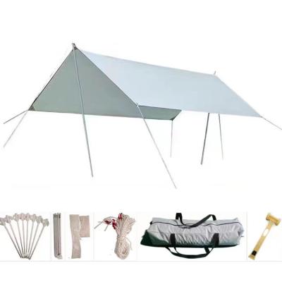 China UV-Resistant Outdoor Canopy Garden Green Sunshade Tent Outdoor Camping Tent For Demountable Event Waterproof Tarp Beach Sunshade Sail Shelter for sale