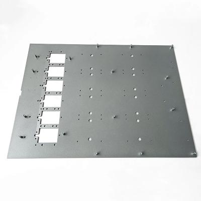 China For Industry Custom OEM Laser Cutting Service Stamping Fabrication Riveting Threading Stainless Steel Sheet Metal Products Control Panel for sale