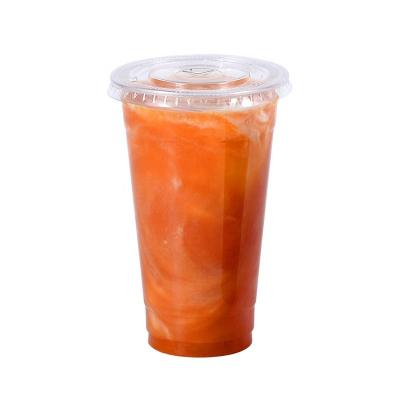 China Single Wall 360ml pp milk tea cup plastic juice cup plastic Disposable cup for sale