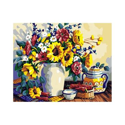 China Waterproof+ECO-Friendly New Product DIY Oil Painting Flower Oil Painting Modern Digital Oil Painting for sale