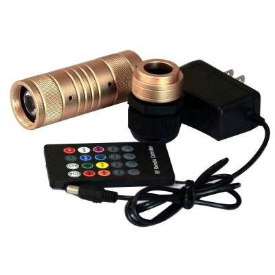 China Supply high quality color iron factory 12v 3w rgb fiber optic generator mix light engine for car ceiling for sale