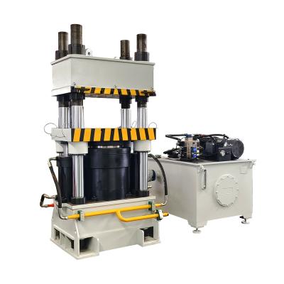 China Automatic Graphene 3 Material 500T Beams And Four Post Hydraulic Press Machine for sale