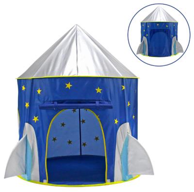 China Toy Rocket Ship Play Tent Inflatable for Kids Easy to Clean Indoor Baby Playhouse Game Tent Teepee Tent for Camping for sale