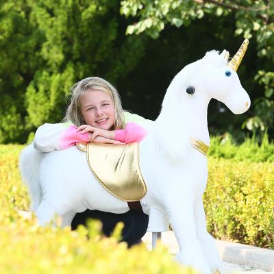 China Animal shape quality rocking horse wooden ride on children indoor paseo de juguete decorative animal toys promotion list for sale