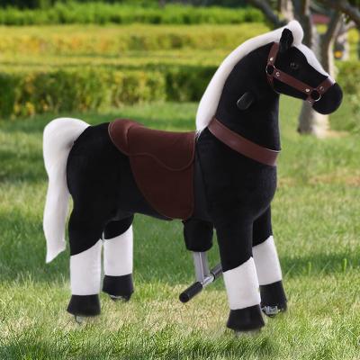 China Indoor Children Promotion Shape Quality Quality Rocking Horse Decorative Wooden Ride List Animals On Animal On Wheels Toys paseo de juguete for sale