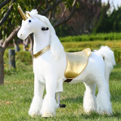 China Ride on Toy The Third Generation Plush Horse Children Toy Interactive Kids Plush Horse Toy Horse Plush Toys for sale