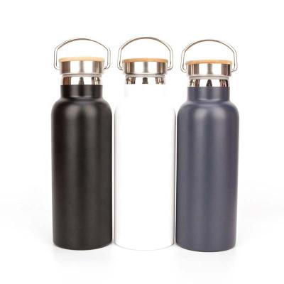 China PORTABLE Hot Sales Custom Logo 500ml 750ml Double Walled SUS 304 18/8 Stainless Steel Insulated Water Bottle for sale