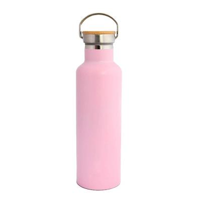 China Mlife Wholesale PORTABLE 25oz/750ml Double Wall Thermos Stainless Steel Matte Finish Vacuum Flask for sale