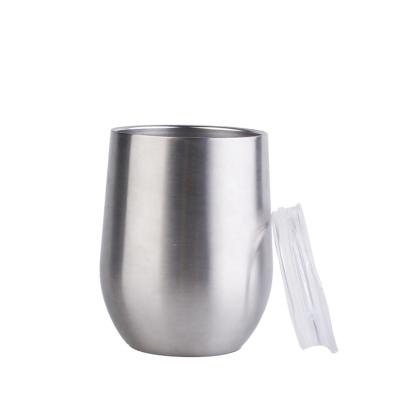 China Viable Laser Engraving Car Mug 12OZ Double Wall Travel Mug Stainless Steel Thermal Tumbler Mug With Lid for sale