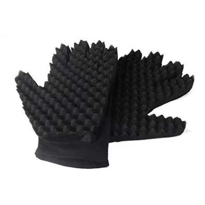 China Hairdressing Tool Hair Loop Sponge For Color Men Hair Gloves Loop Sponge Glove Large For Color Men And Women Twist Sponge For Hairdressing Use for sale