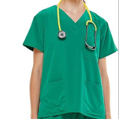 China 2022 Wholesale Breathable Stylish Unisex Cotton Fabric Medical Hospital Uniforms Stretch Scrubs Sets For Women Men, Custom Logo for sale