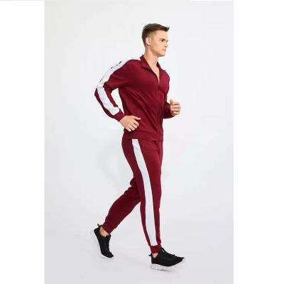 China Breathable Jogging Logo Sportswear Sets Two Piece OEM Gym Workout Unisex Training Customized 2022 Mens Sweatsuits Premium for sale