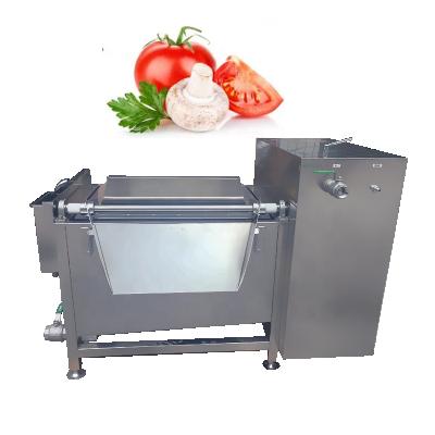 China Snack Factory TJ-70 Bubble Ozone Grape Meat Cleaning Fruit Washing Machine /Salad Vegetable Washing Machine for sale