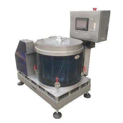 China Vegetable Processing Plant 70 L Automatic Spin Centrifuge Fruit /Vegetable/Meat Dryer With Basket For Restaurant /Supermarkets for sale