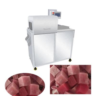 China Poultry Automatic Cutter Frozen Meat Cutting Machine for Pork Beef Chicken Duck Fish Cutter Automatic Meat Dicing Machine for sale