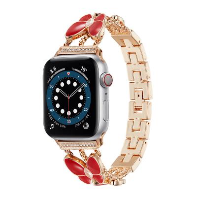 China New Arrival Women Girls Bling 38mm Smart Watch Wrist Strap Flexible Bands For Apple Iphone for sale