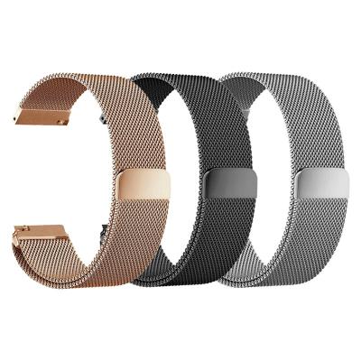 China Fashionable Customizable Luxury Milanese Replacement Iwatch Steel Straps Exercise Watch Bands For Samsung for sale