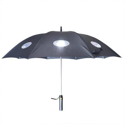 China Promotion Manual Open Popular Design Unique Umbrellas Straight Manual Led Cute Umbrella for sale