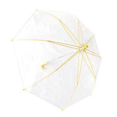 China Assorted Color POE Umbrella Child Safety Umbrella Manual Open Open Umbrella for sale