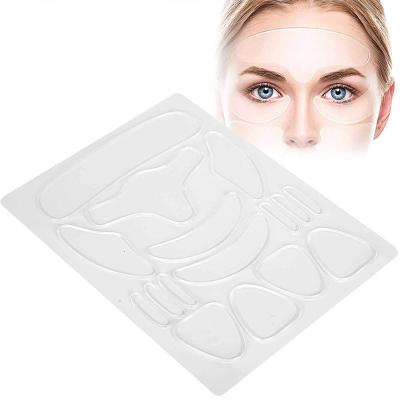 China Moisturizer OEM Customized Waterproof Reusable Anti Wrinkle Silicone Patches Wrinkle Patches Medical for sale