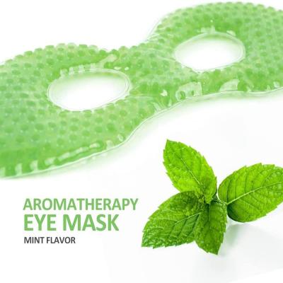 China Dark Cool Private Label Mask Private Label Gel Eye Circles OEM Microwave Heat Cooling Eye Mask Sleeping And Relaxing for sale