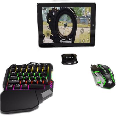 China JCHF Amazon 3 IN 1 Gaming Keyboard Mouse Converter Combo Set For Mobile Game PUBG Android/IOS Accessory JCHF-68S for sale