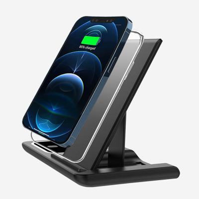 China Light weight 18w 3 in 1 Charging Station Qi Standard Wireless Charger For Mobile Phone for sale