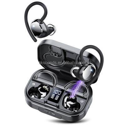 China Mini Size Tiksounds Q25 Over Ear Earbuds Wireless Bloototh Earphone With Power Bank for sale