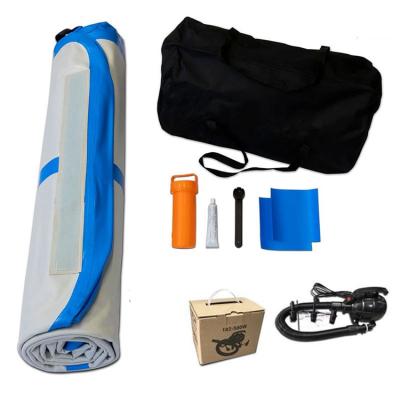 China PVC Material Professional Manufacturer Custom Design PVC Foldable Yoga Mat With Bag for sale