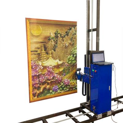 China Vertical Printer Printing Painting Wall Advertising Machine Indoor Outdoor Hot UV Price 3D Printing Machine For Advertising for sale