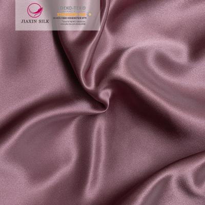 China Double Faced Charmeuse Silk Fabric Satin 22Momme Wide Size For Bed Sheet Soft Shiny Home Textile for sale