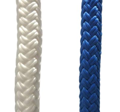 China Marine Bowline Braid Polyester Double Braid Rope for sale