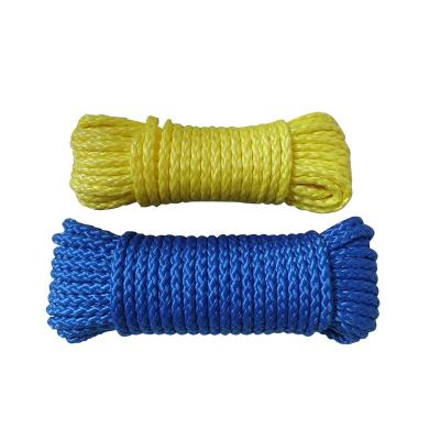 China Multifunctional 8 Strands 16 Beaches PP PE Cavity Braided Ski Rope for sale