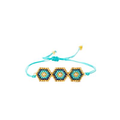 China Go2boho Cute Flower Bracelet For Women Jewelry 2021 Miyuki Rice Beads Fashion Colorful Rope Jewelry Friendship Bracelets Wholesale for sale