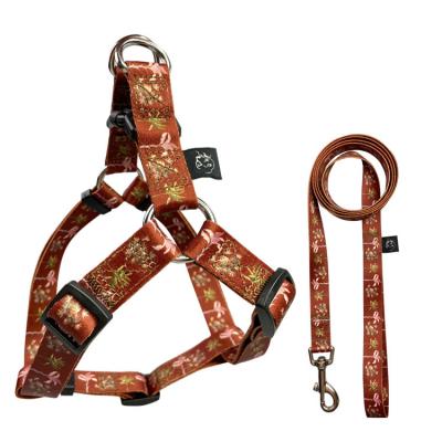 China Wholesale OEM Padded Pet Products Pampers Accessories High End Dog Harness and Luxury Leash Dog Harness for sale