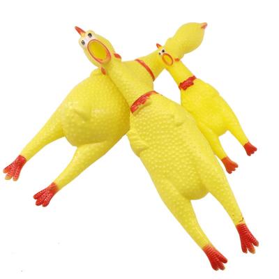 China 2020 Viable The Latest Vinyl Chicken, Durable Multifunctional Biting Squeaky Puzzle Chew Toy Pet Toy For Dog for sale