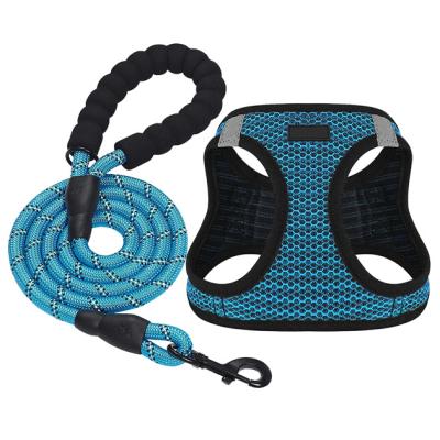 China Breathable Padded Step-in Puppy Cat Dog Vest Pet Harness Harnesses For Small Medium Dogs for sale